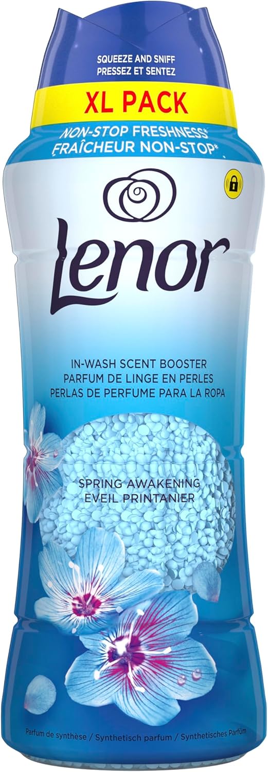 Lenor Laundry Perfume In-Wash Scent Booster 495g, Spring Awakening, Non-stop Freshness Up To 12 Weeks In Storage
