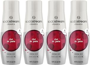 SodaStream Diet Dr Pete, 14.8 Fl Oz (Pack of 4)