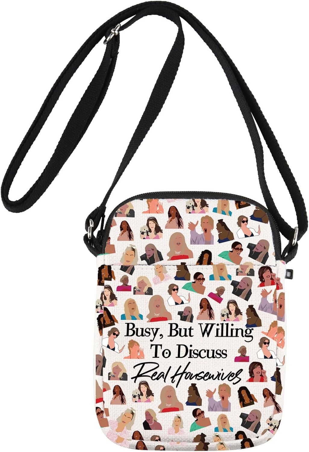 MYSOMY Housewives Crossbody Bag Housewives Fans Gifts Reality TV Show Gifts Housewives Themed Gifts Housewives Shoulder Bag