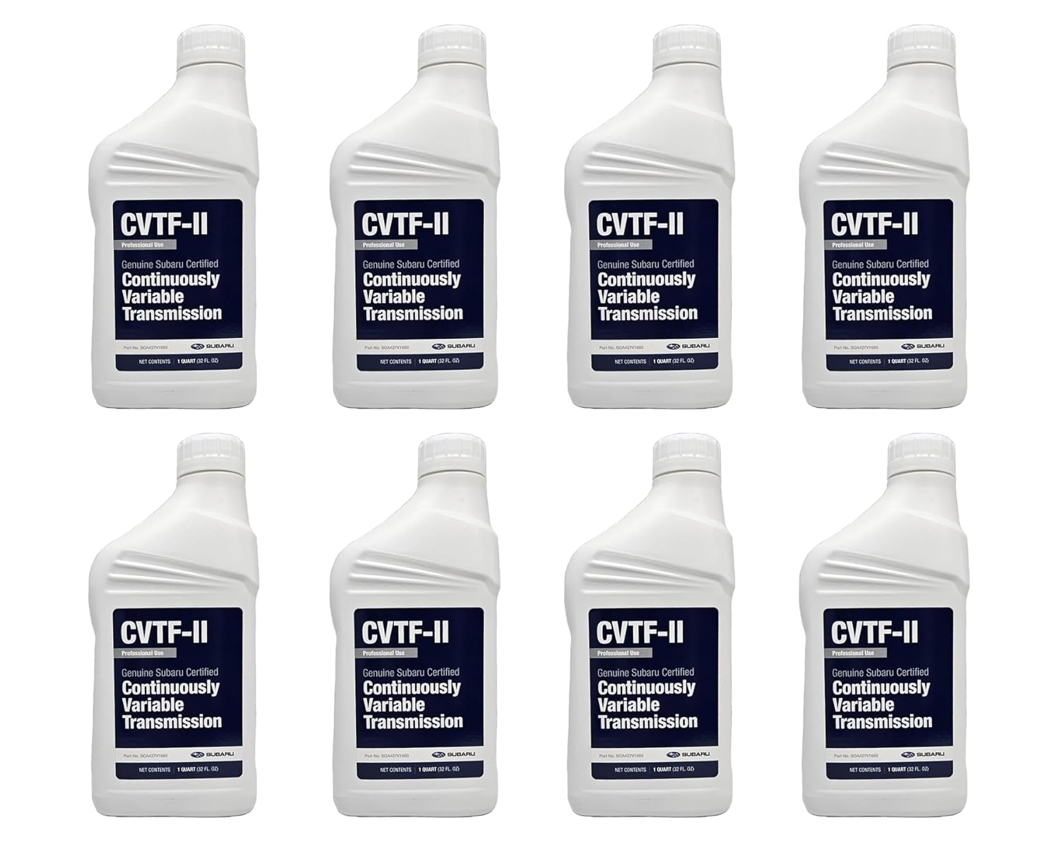 Subaru Crosstrek Legacy Outback Forester Impreza CVTF-II Automatic Transmission Fluid (8 Quarts) - SOA427V1660 - Genuine OEM