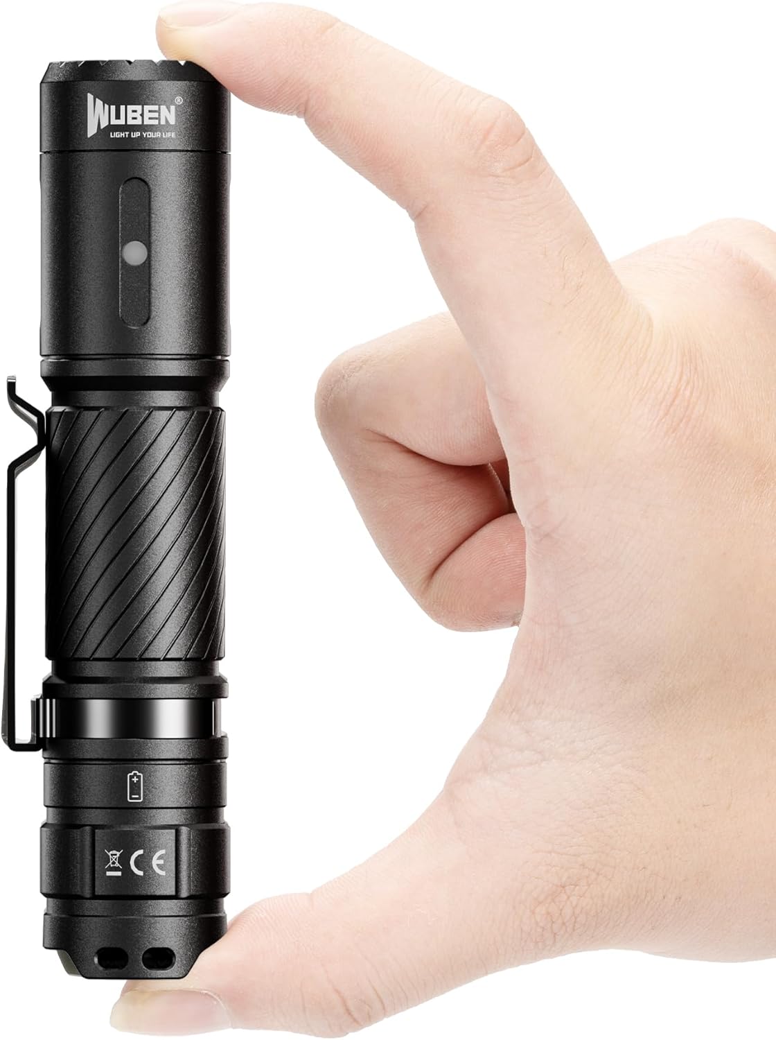 WUBEN C3 Flashlight 1200 High Lumens Rechargeable Flashlights 6 Modes Super Bright IP68 LED Tactical Flashlight for Camping, Home, Emergency, Rescue, Hunting, Inspection, Repair, Tool Gifts for Men