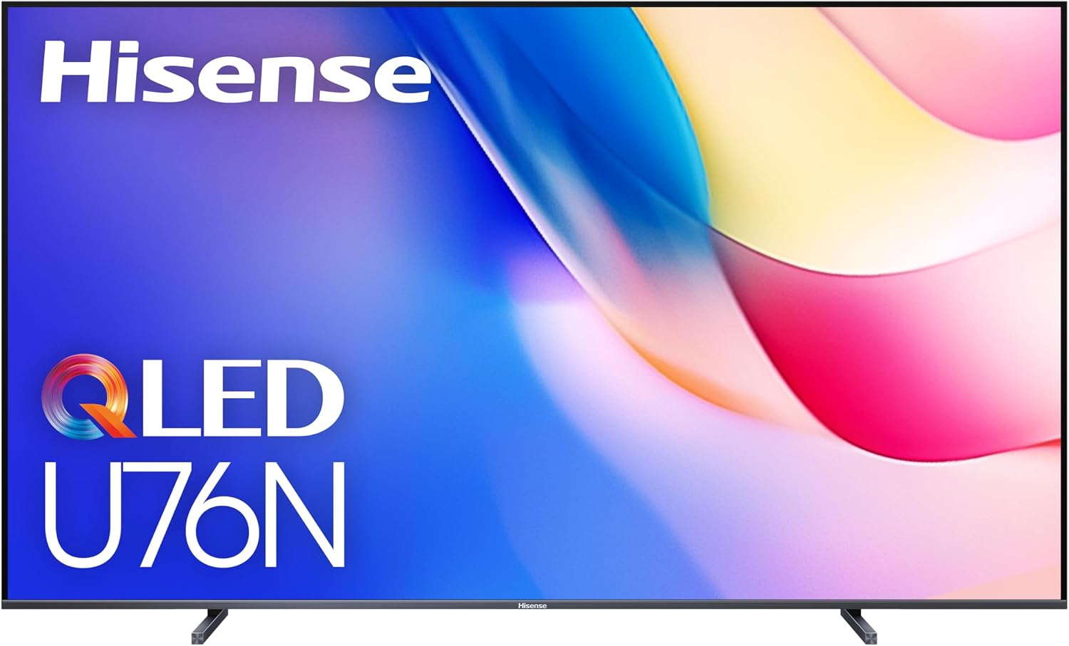 Hisense 100-Inch Class U7 Series ULED 4K UHD Google Smart TV (100U76N, 2024 Model) - QLED, Native 144Hz, Motion Rate 480, Dolby Vision, Full Array Local Dimming, Game Mode Pro, Alexa Compatibility