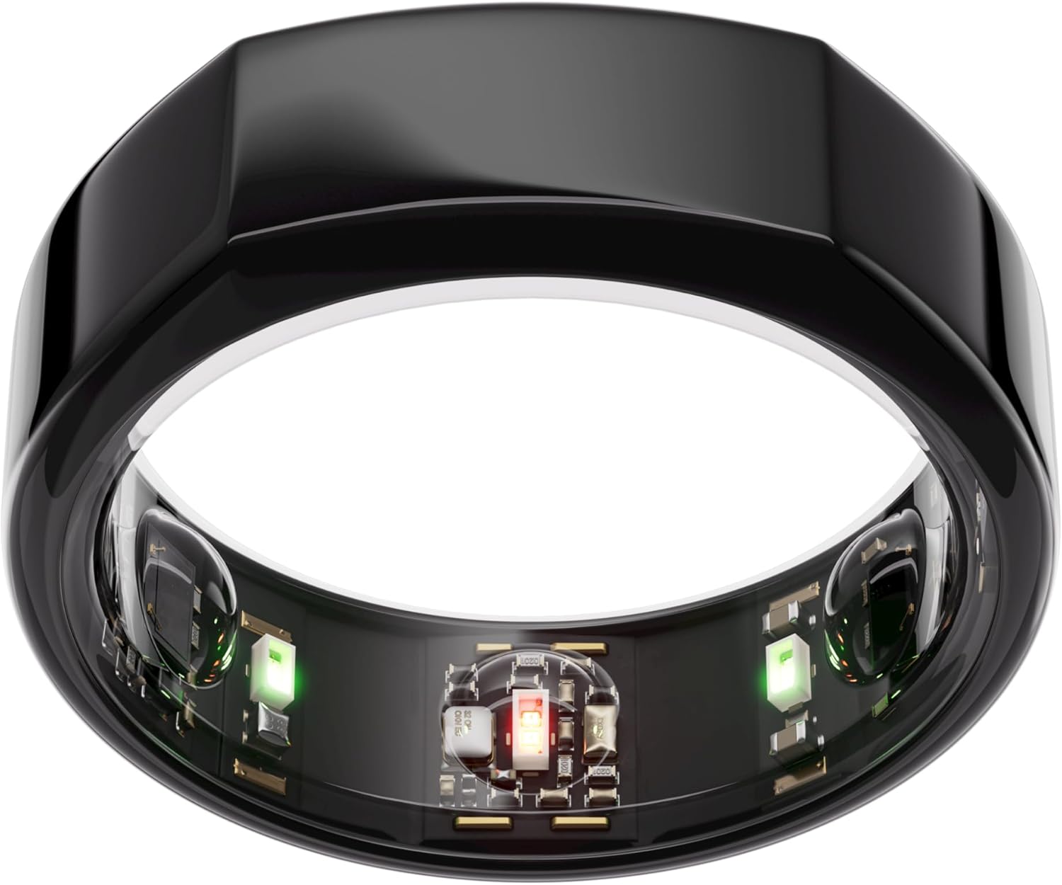 Oura Ring Gen3 Heritage - Black - Size 8 - Smart Ring - Size First with Oura Ring Gen3 Sizing Kit - Sleep Tracking Wearable - Heart Rate - Fitness Tracker - 5-7 Days Battery Life