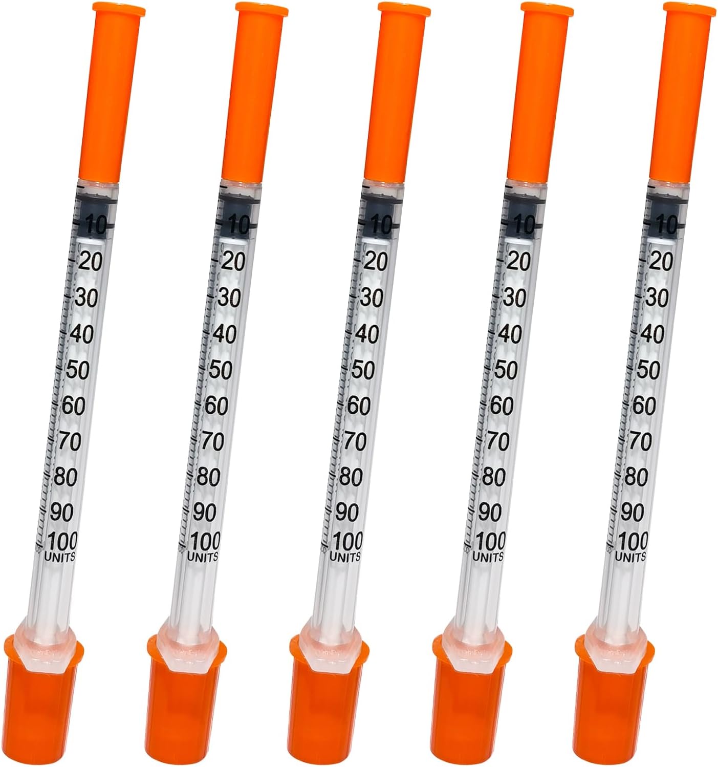 10 Pack 1ml 30G 13mm Precision Plastic Multiple Uses Measuring Tools, Laboratory Accessories, Individually Sealed Packaging