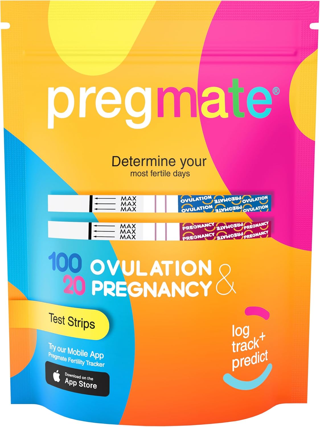 Pregmate 100 Ovulation and 20 Pregnancy Test Strips