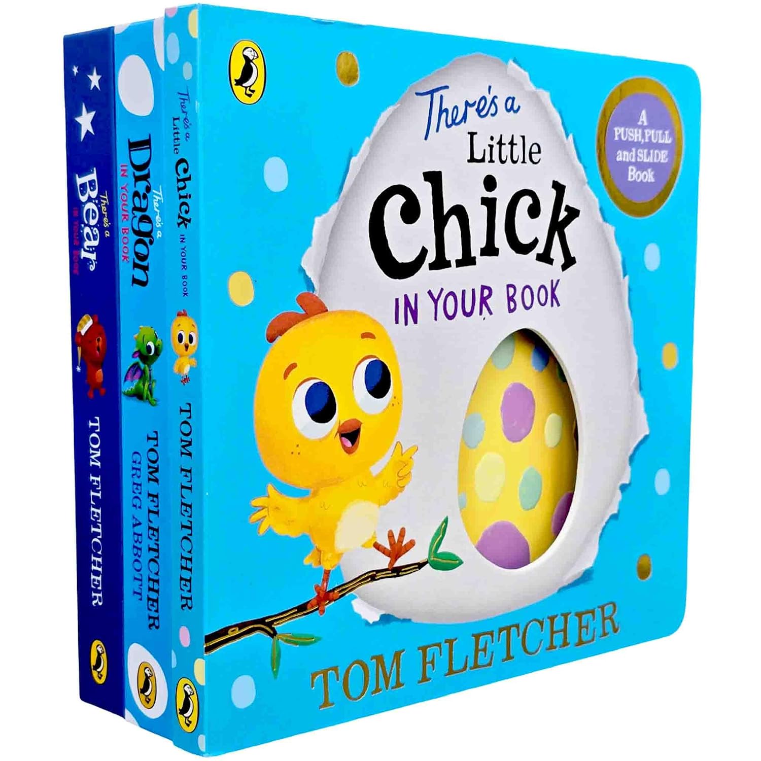 Who's In Your Book? Series 3 Picture Books Collection Set (There's a Dragon in Your Book, There's a Bear in Your Book & There’s a Little Chick In Your Book)