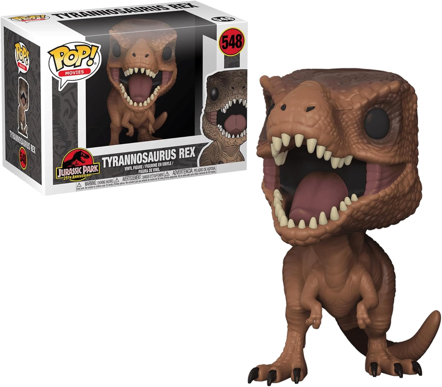 Funko POP! Movies: Jurassic Park - Tyrannosaurus - Collectable Vinyl Figure - Gift Idea - Official Merchandise - Toys for Kids & Adults - Movies Fans - Model Figure for Collectors and Display