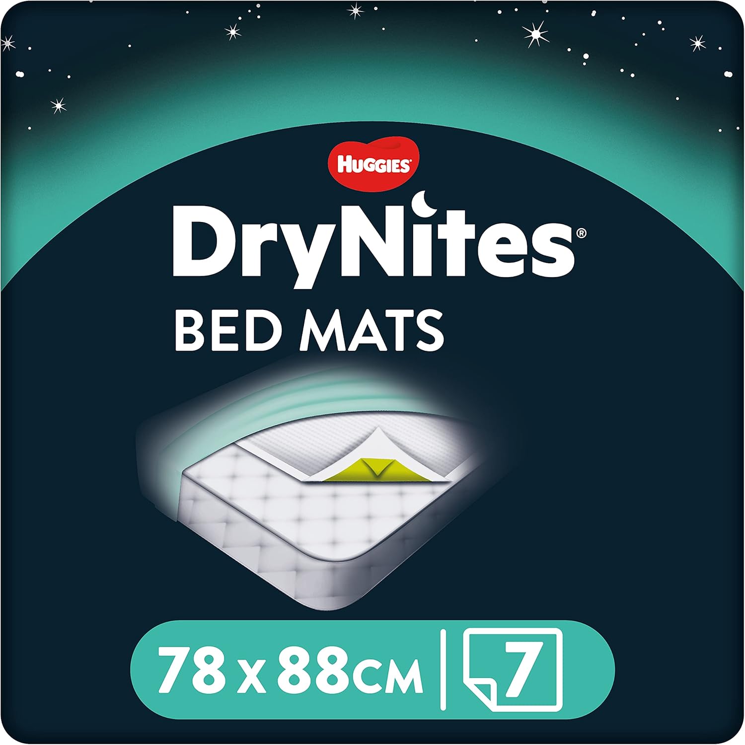 Huggies DryNites Disposable Bed Mats, Mattress Protector - 28 Mats Total by Huggies