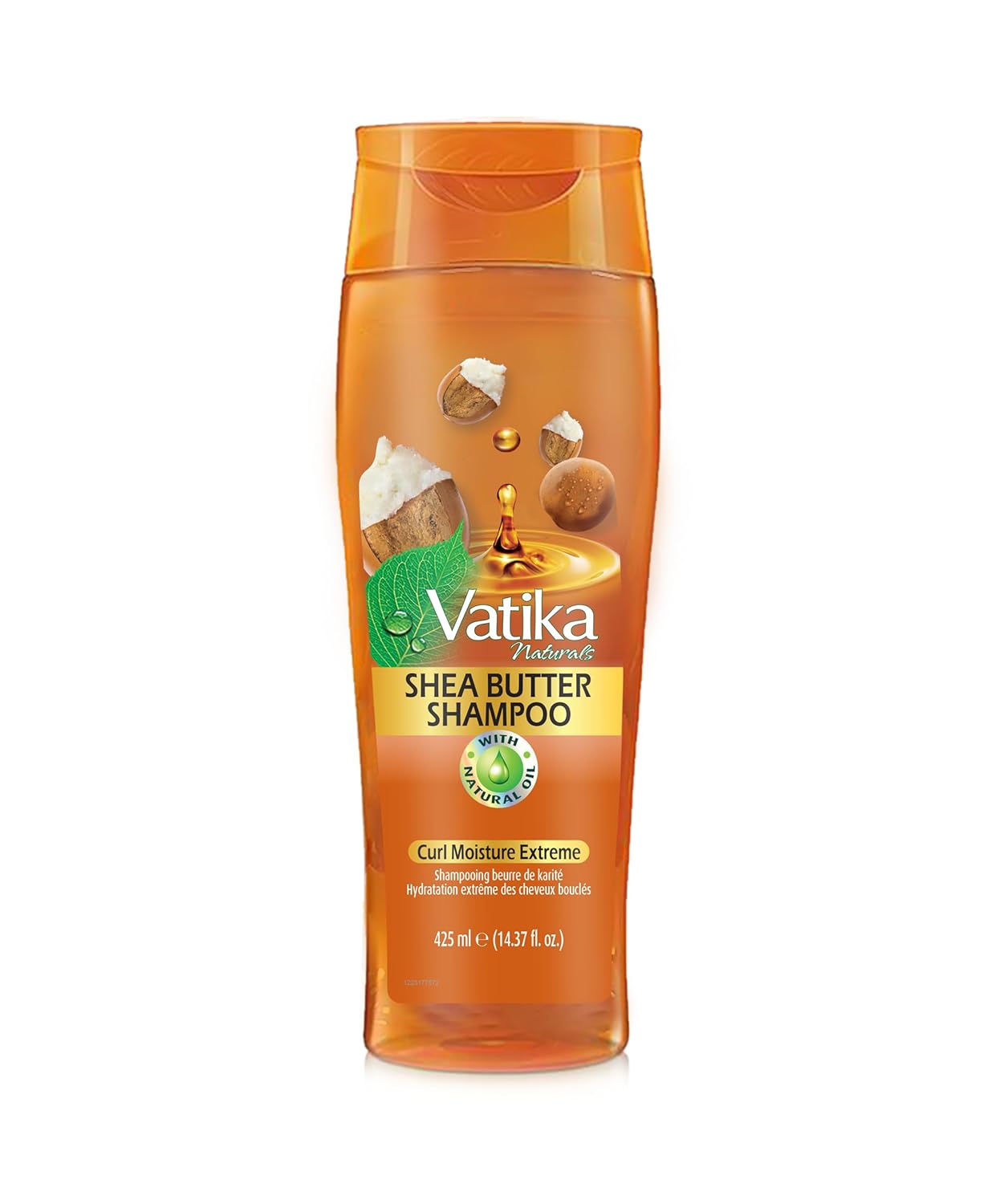 Vatika Naturals Oil Shampoo - Hydrate, Nourish, & Repeat for Luxuriously Revitalized Hair - Phthalate-Mineral Oil free - Shea Butter Extracts 425ML
