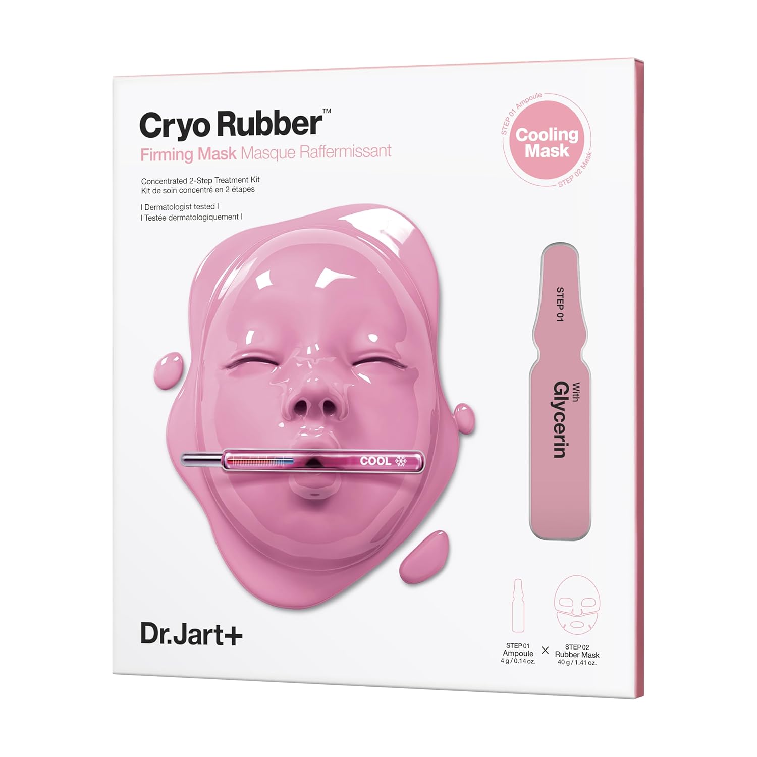 Dr.Jart+ Cryo Rubber Firming Face Mask with Moisturizing Glycerin | Korean Skin Care