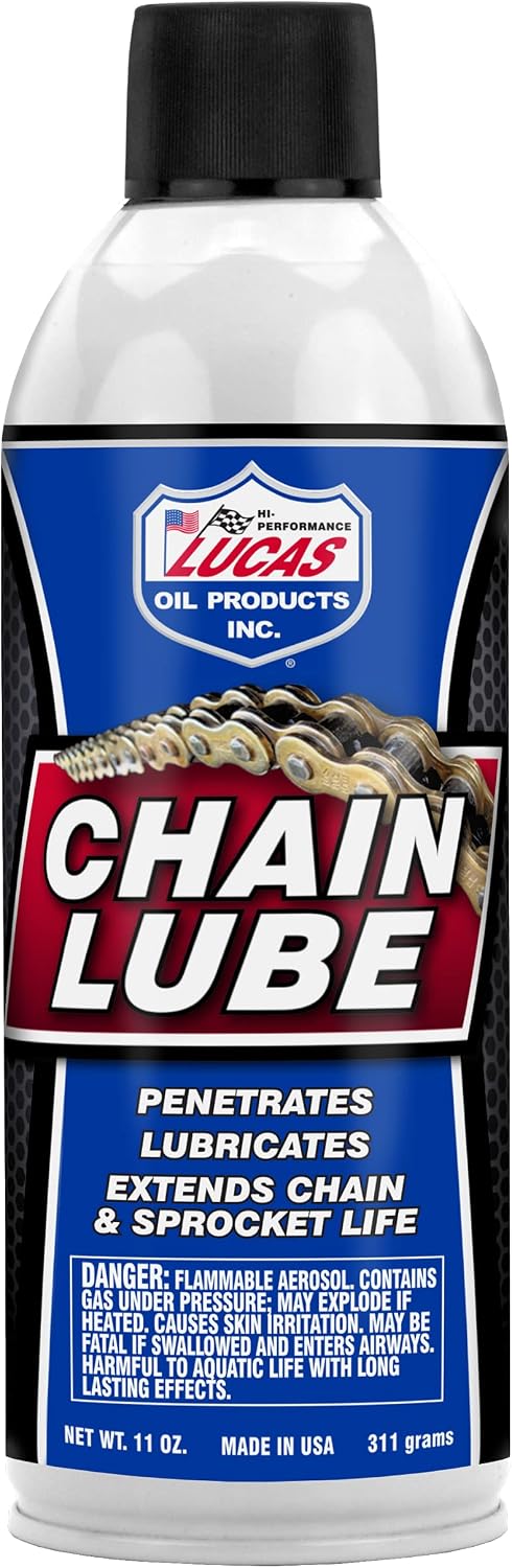 Lucas Oil 10393 Chain Lube Aerosol - 11 Ounce