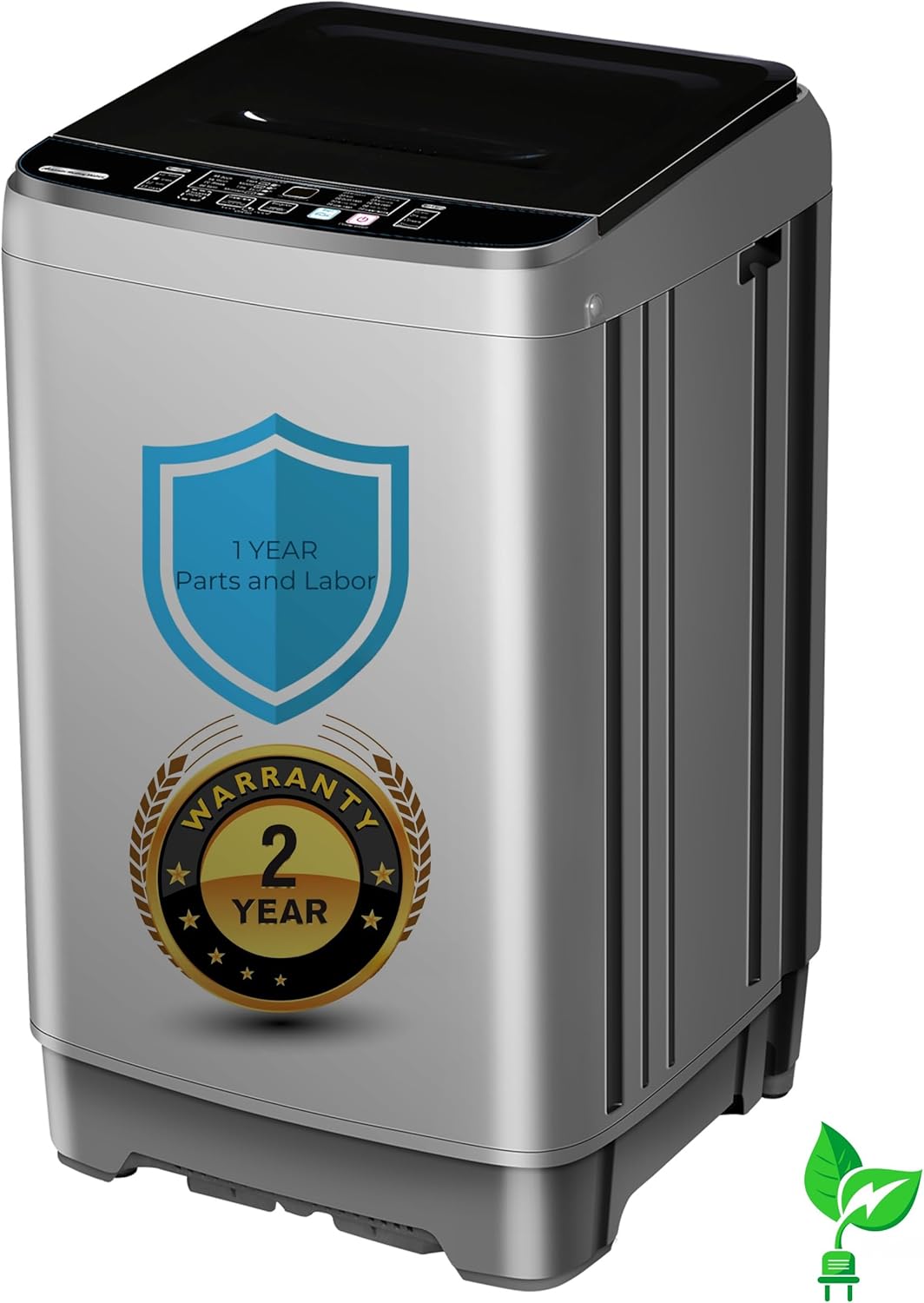 Portable Washing Machine - Compact 2.0 Cu.ft Portable Washer, Full-Automatic Top Loader for Space Saving, Ideal for Apartments, Homes, and Dorms, 10 Wash Cycles, Low Noise, IPX4