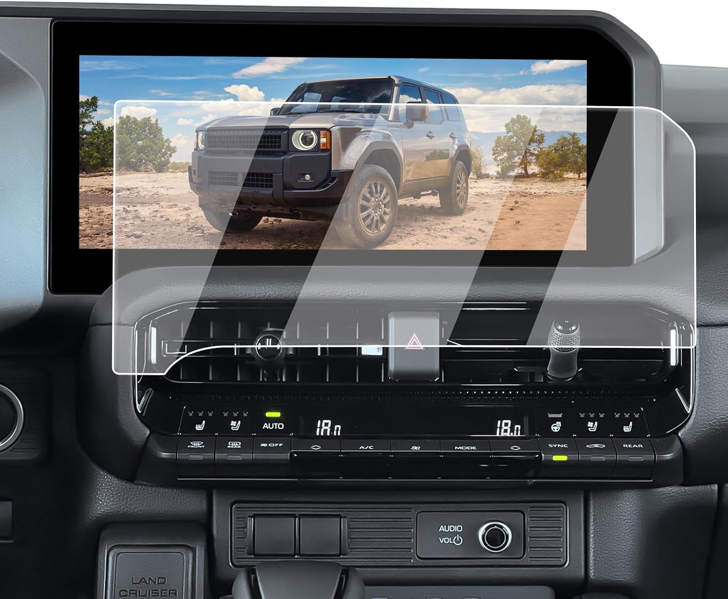 2025 Land Cruiser Screen Protector - Anti Glare For 2024-2025 Toyota Land Cruiser 12.3-Inch Navigation Screen - 9H Tempered Glass Matte 2024 2025 Land Cruiser(Land Cruiser/First Edition) Accessories