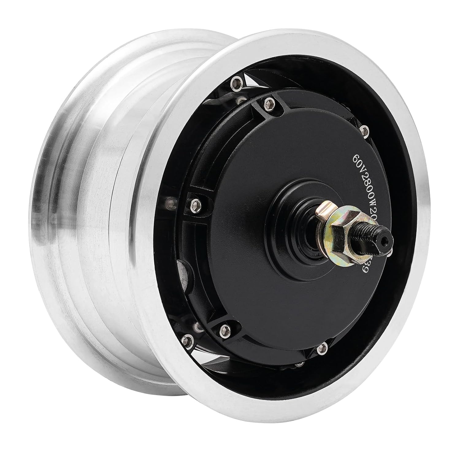 Brushless Motor 11", Electric Scooter Hub Brushless Motor, Front Drive & Rear Drive Available Scooter Wheel Motor, Easy To Install 2800W strong power, 1900rpm high speed