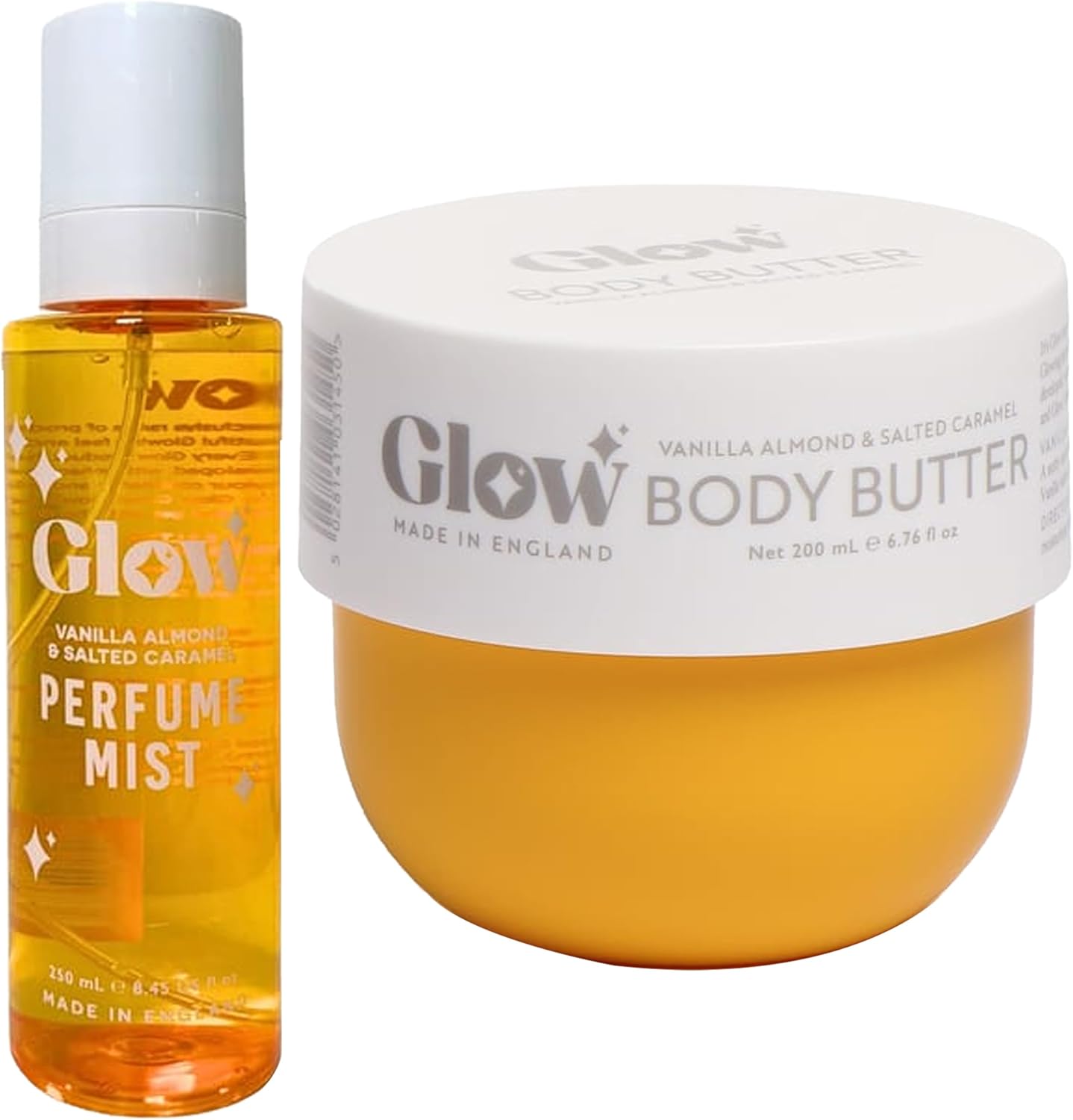 Body Butter 200ml & Perfume Mist 250ml – Vanilla Almond & Salted Caramel | Nourishing Hydration & Indulgent Fragrance