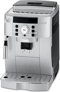 DeLonghi Magnifica XS Fully Automatic Espresso and Cappuccino Machine with Manual Cappuccino System, Silver