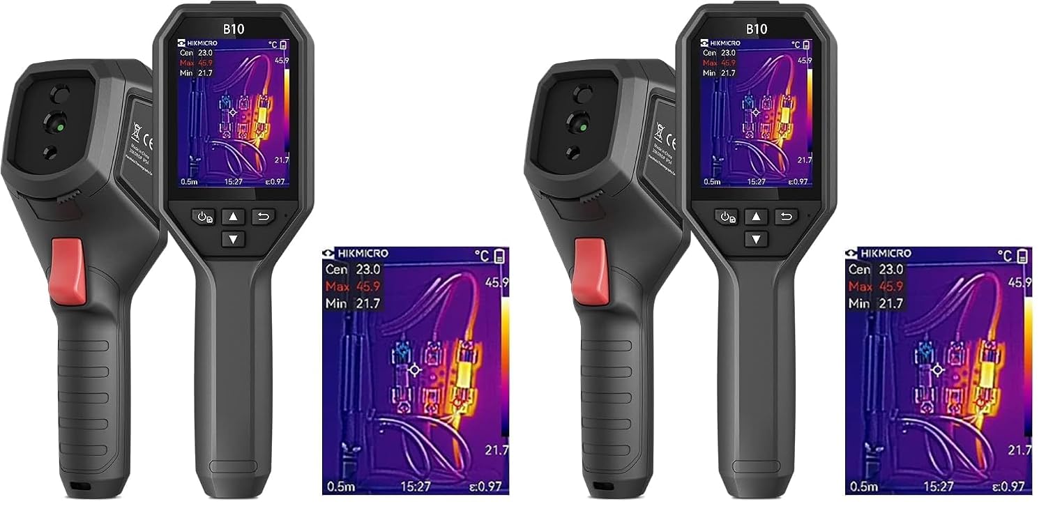 HIKMICRO B10 Thermal Camera with 2MP Visual, 256x192 IR (Pack of 2)