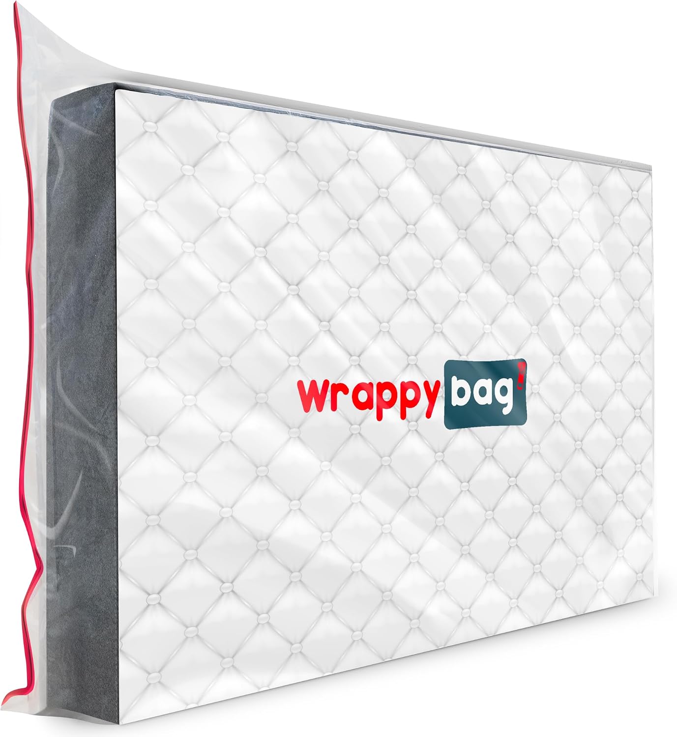 WRAPPYBAG – Protective Plastic Mattress Case/Mattress Bag — Single Size — Waterproof, Anti-Tear Storage Bag — For House Moves, Storage and Transport (38" x 80")