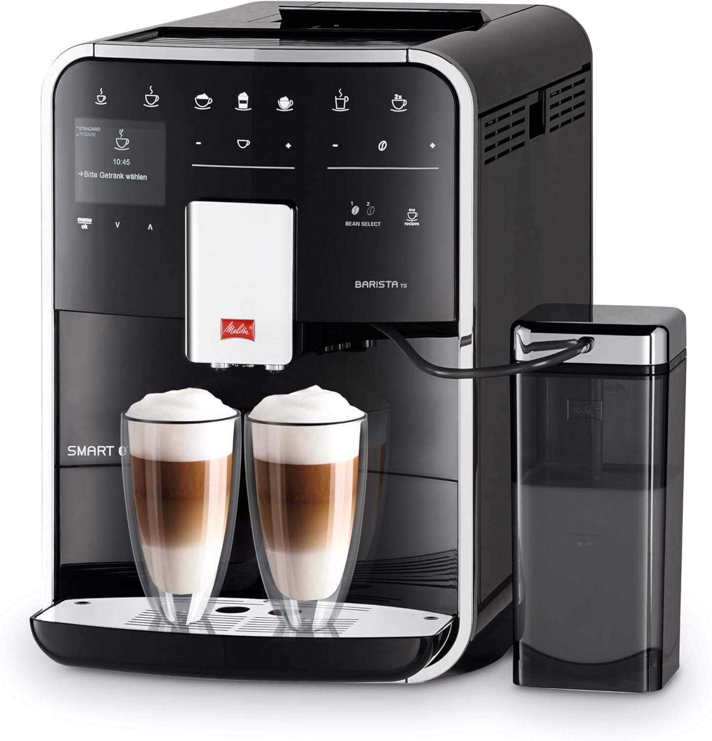 Melitta Bean to Cup Coffee Machine, Barista TS SMART Model F85/0-102, 1450 Watts, 1.8 Litres, Black