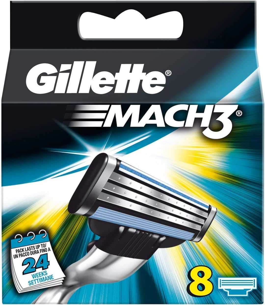 Gillette Mach 3 Blades – (Pack of 8)