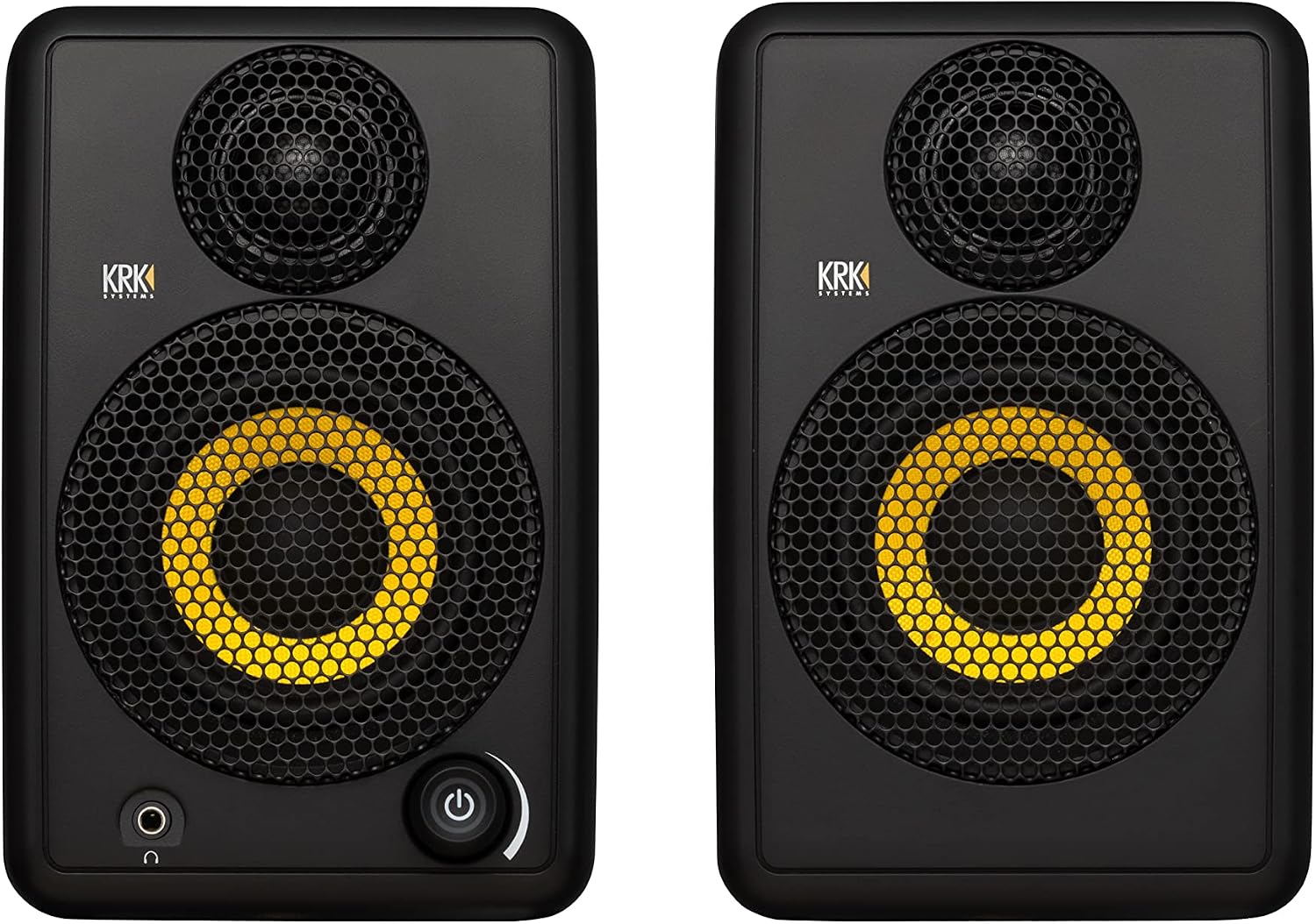 KRK GoAux 3 3" Portable Monitors, 3 inches (GOAUX3-NA)