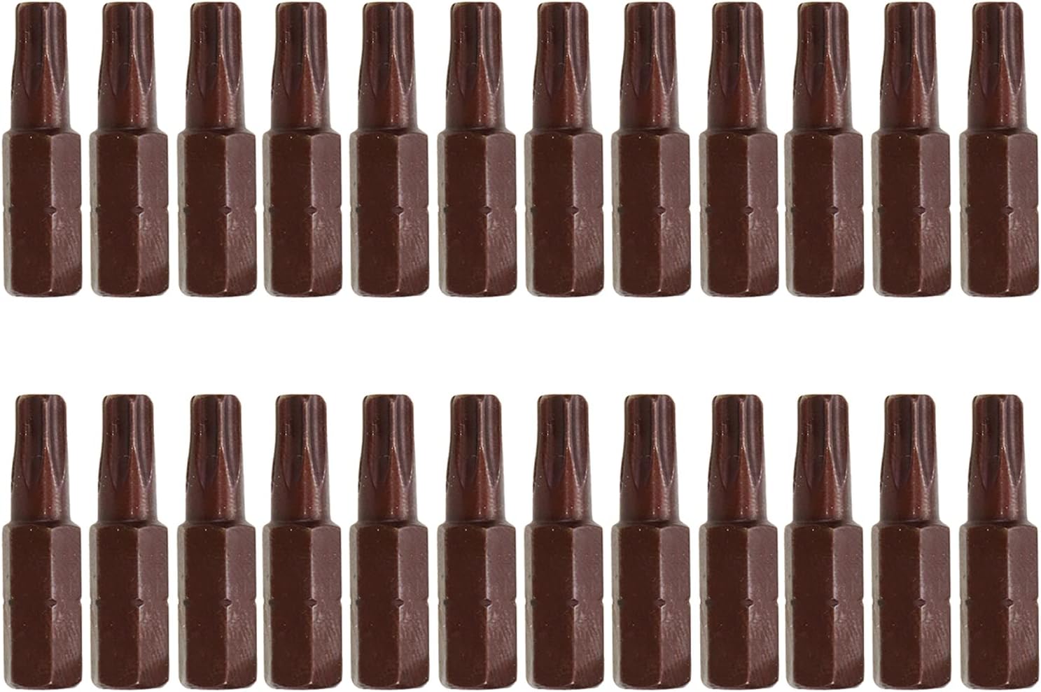 T27 Torx Bit Set Magnetic Security Screwdriver Bits,1/4" Hex Shank -24pcs