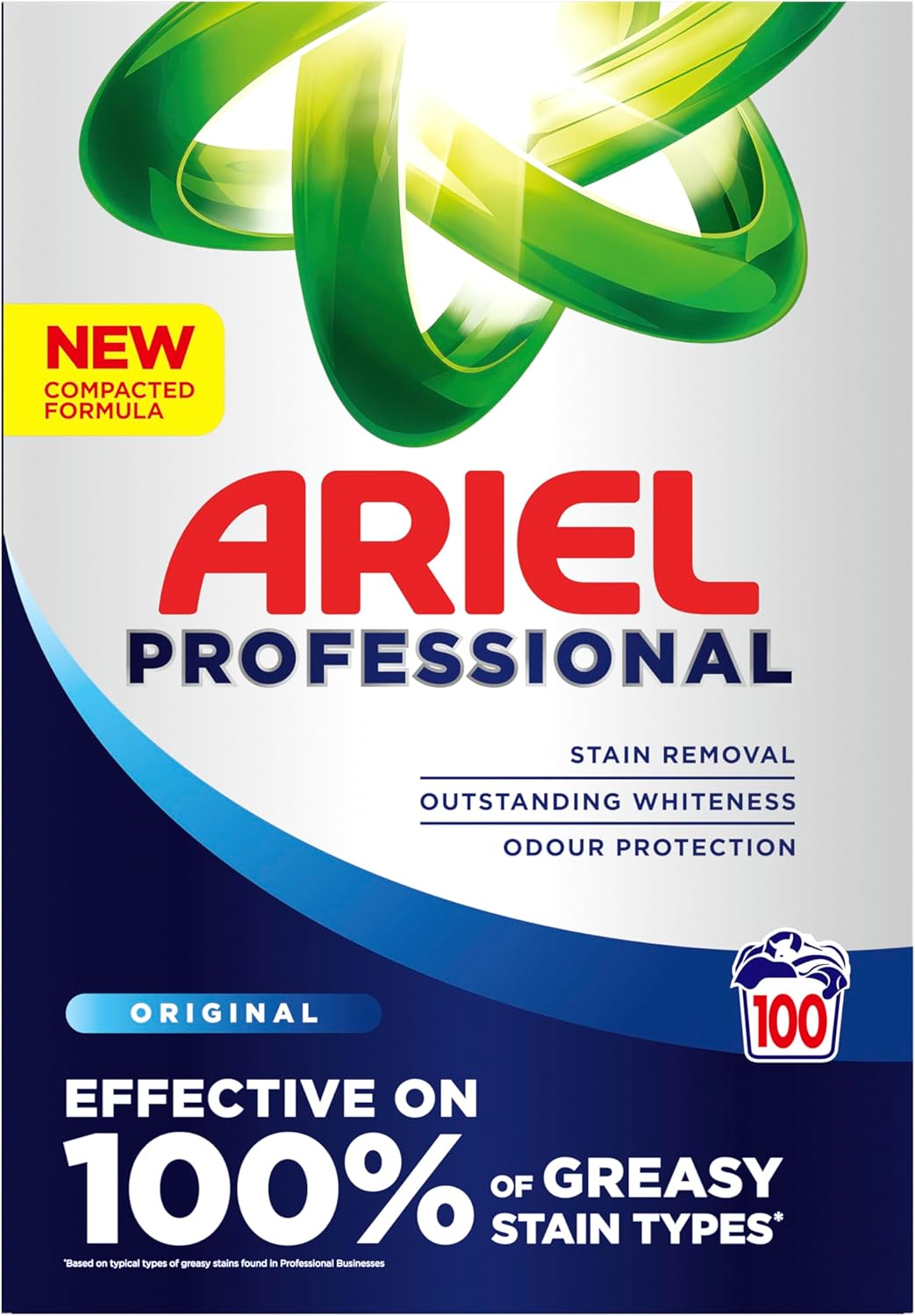 Ariel Professional Washing Powder Detergent 5.5kg Bulk Pack Intense Deep Clean Brilliant White Clothes Fresh Scent Laundry Powder for All Washing Machines Front and Top Loaders Commercial Use