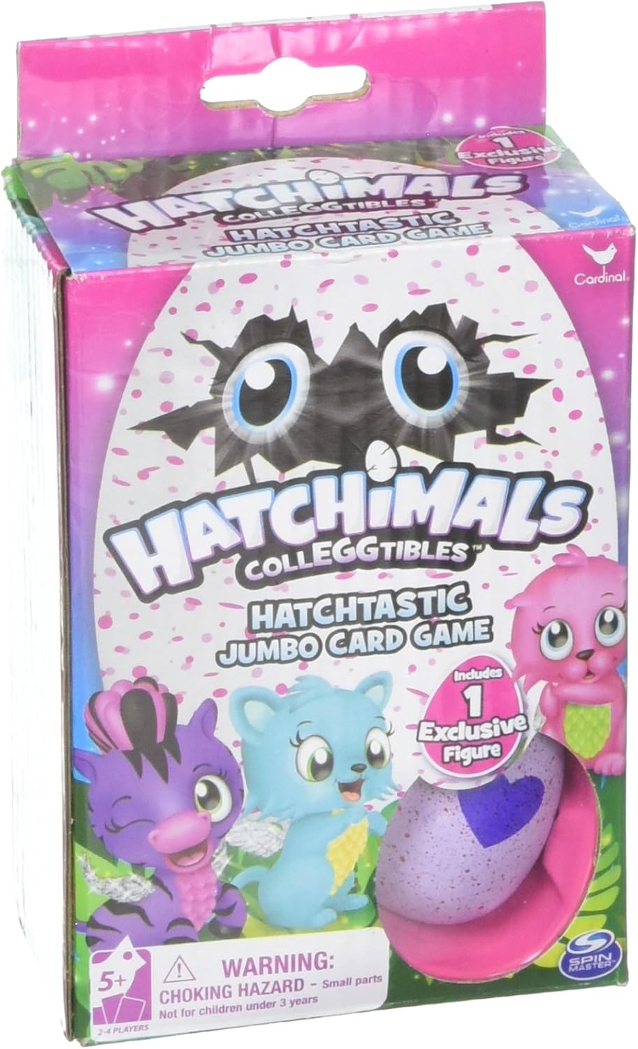 Hatchimals CollEGGtibles Jumbo Card Game w/ 1 Exclusive Figure Egg
