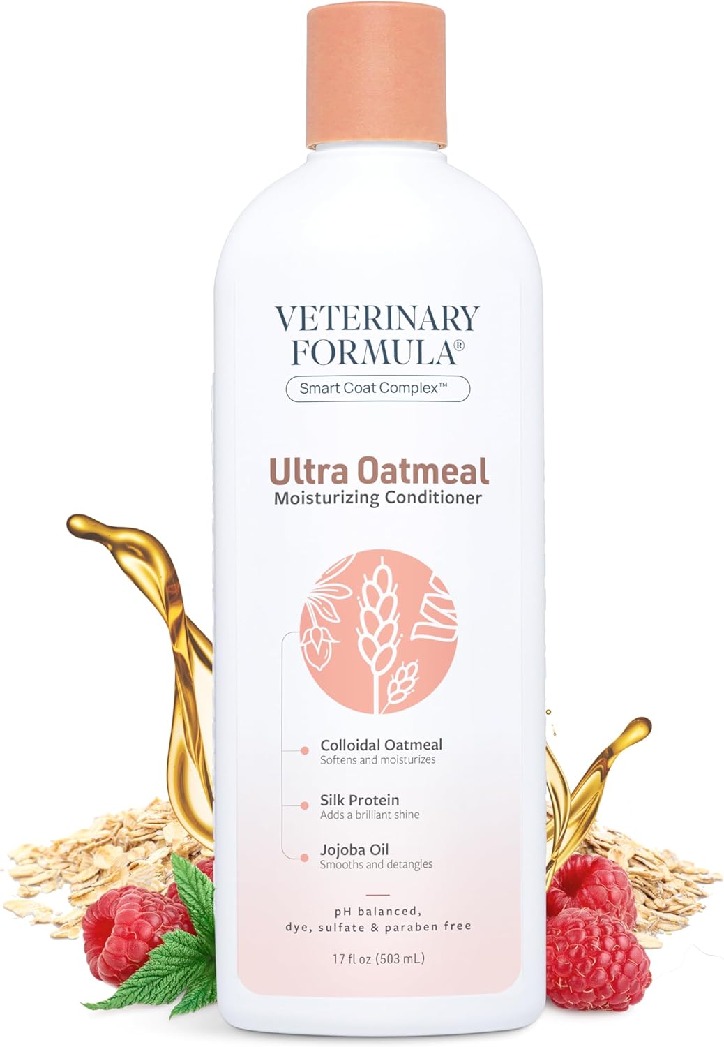 SynergyLabs Veterinary Formula Solutions Ultra Oatmeal Moisturizing Conditioner; 17 fl. oz.