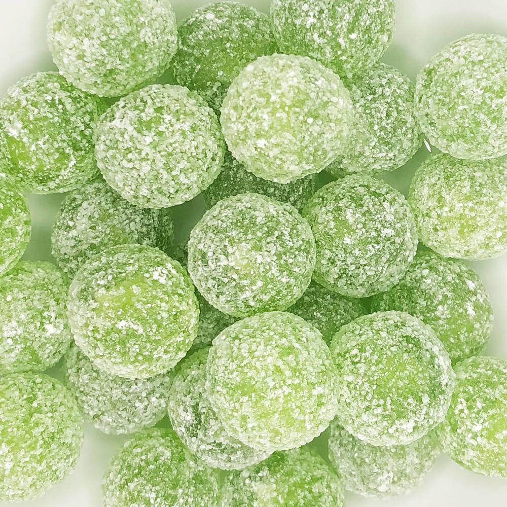 Barnetts - Mega Sour Candy Apple 250g - Trendy Sweet Bags - Traditionally Handmade Sweets - Sour Coating Lasts 20 Seconds - Candies for Party Bag, Gift Hamper, or Hamper Box