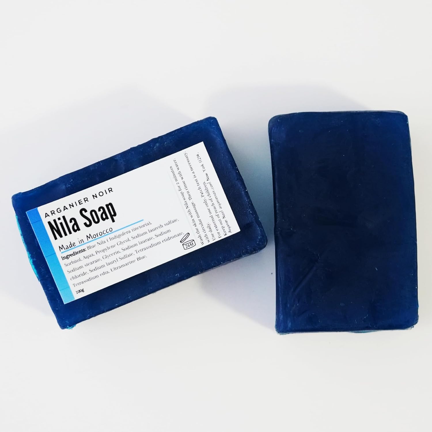 Arganier Noir Moroccan Nila Solid Soap Deep clean the skin and Even Skin Tone. 1BAR