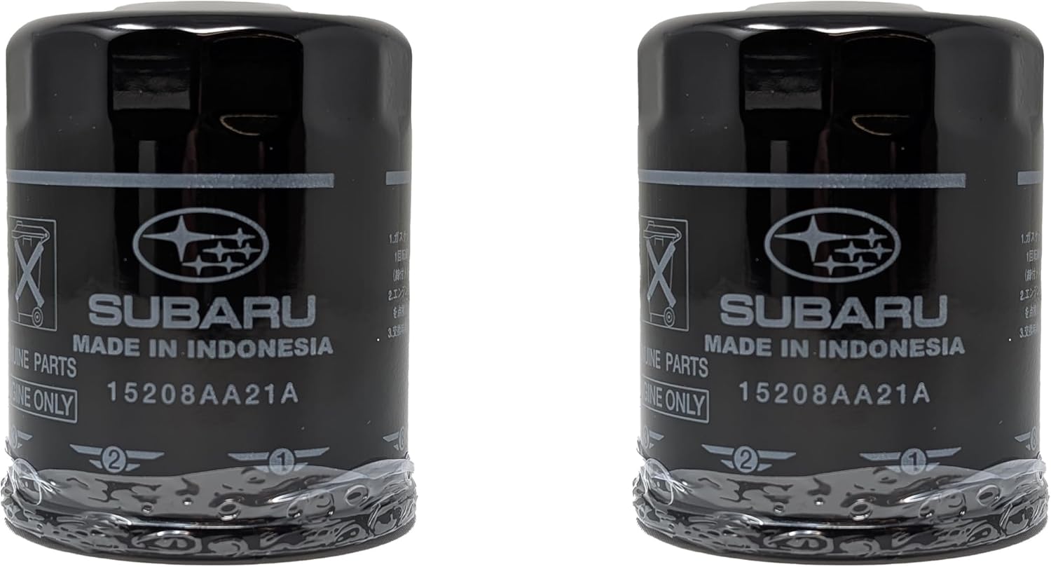 Subaru Engine Oil Filter & Crush Washer Kit (1, 2, 3, 6, 12 pks available) Outback Legacy Impreza Forester XV Crosstrek Ascent 15208AA21A 803916010 (2 Pack)