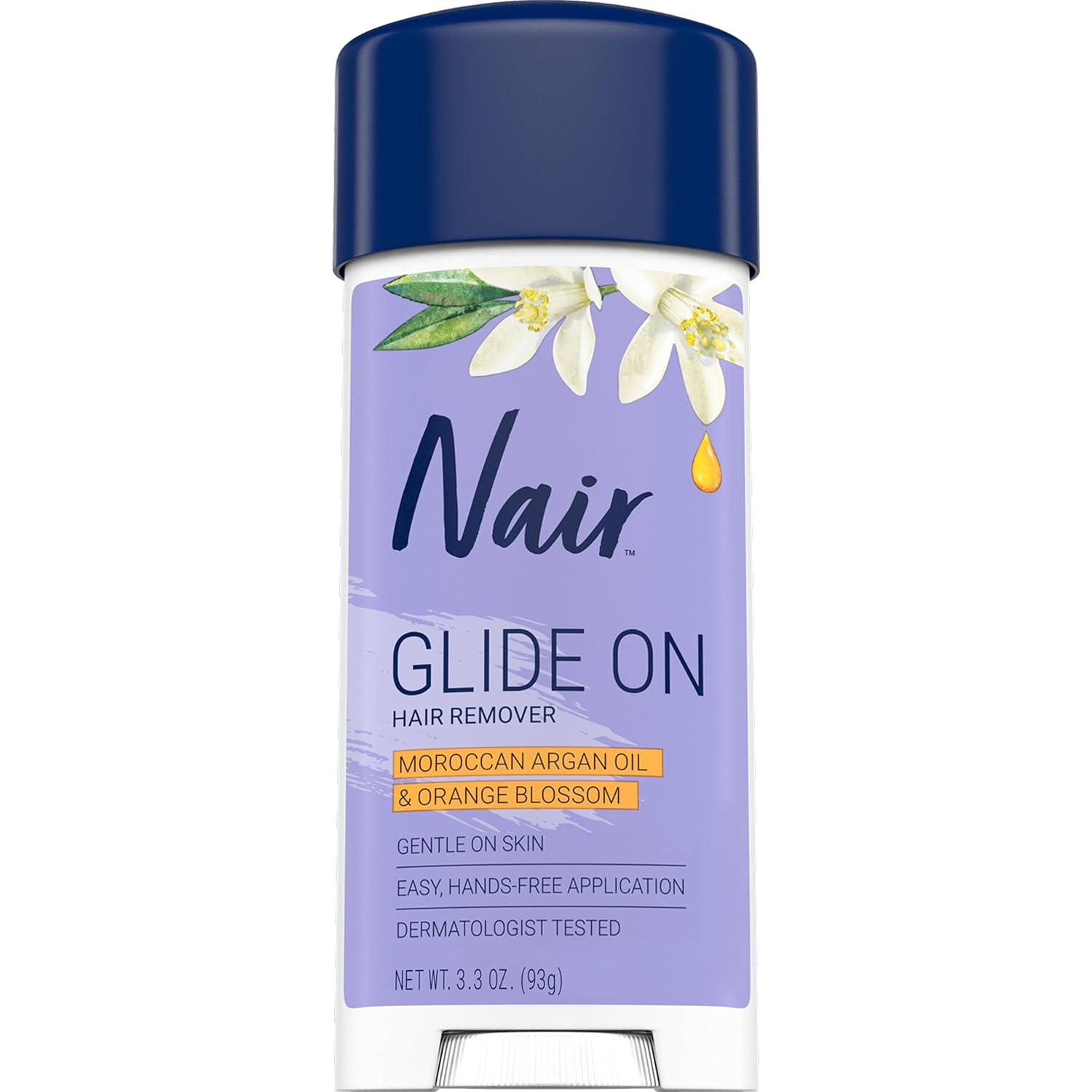 Nair Glide On Hair Remover Cream, 3.3 Oz Stick