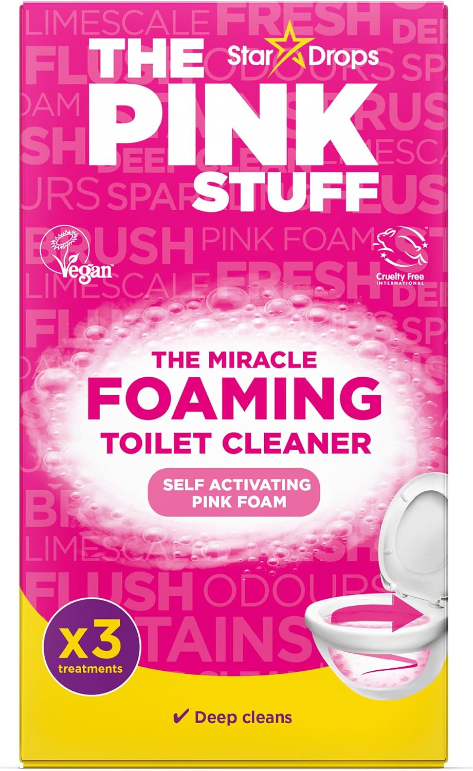 The Pink Stuff Miracle Power Foaming Toilet Cleaner