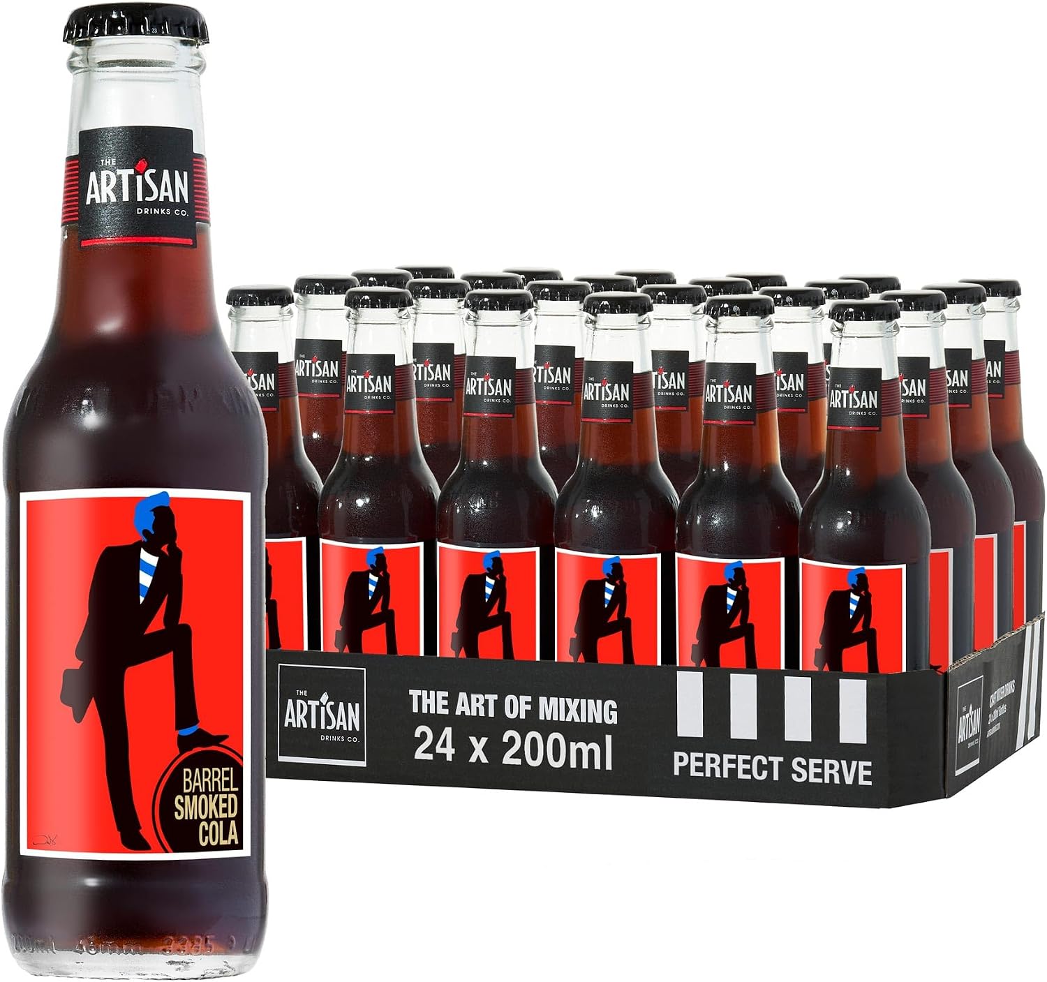 Artisan Barrel Smoked Cola, Fizzy Drinks, Soft Drink, 24 x 200ml Bottles