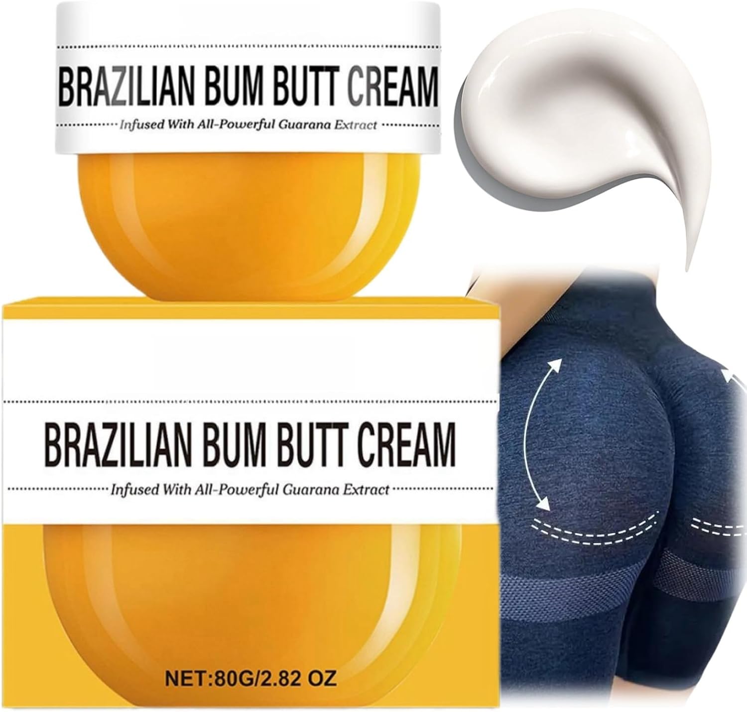 80g Bum Bum Cream,Scent Bum Butt Moisturizing Body Cream,Butt Elastic Cream for Body Butt Lifting,Brazilian Bumbum,Hip Lift Cream for Firming,Butt Firming Lifting Cream for Woman,Bum Cream for Body