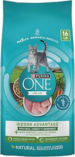 PURINA ONE Natural, Low Fat, Weight Control, Indoor Dry Cat Food, +Plus Indoor Advantage - 16 lb. Bag