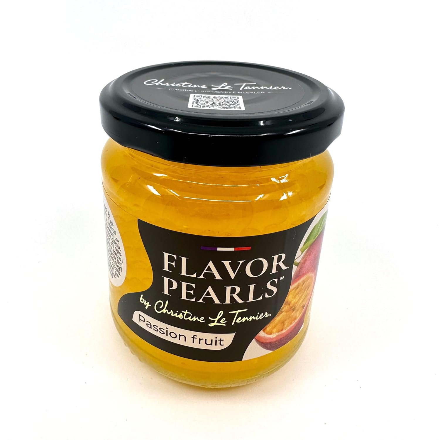 Christine Le Tennier Passion Fruit Flavor Pearls, 6 Count of 7 oz, Imported from France, Non-GMO