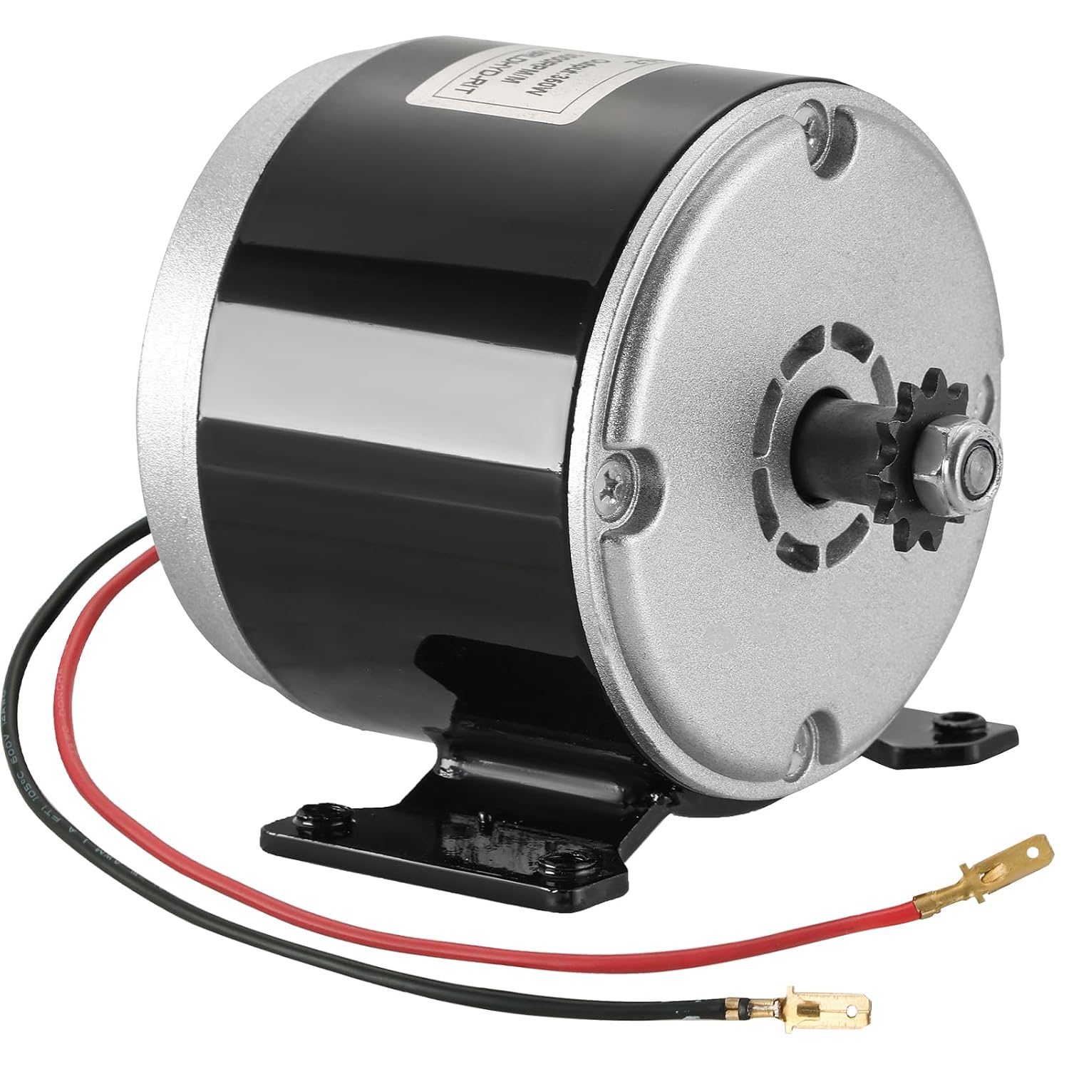 MYFULLY 24V DC 350W Brushed Permanent Magnet Electric Motor Generator Small Electric Scooter DC Motor 2800RPM for Electric Scooter Drive Speed Control, E-Bike, Wind Turbine PMA Generator (350, Watts)