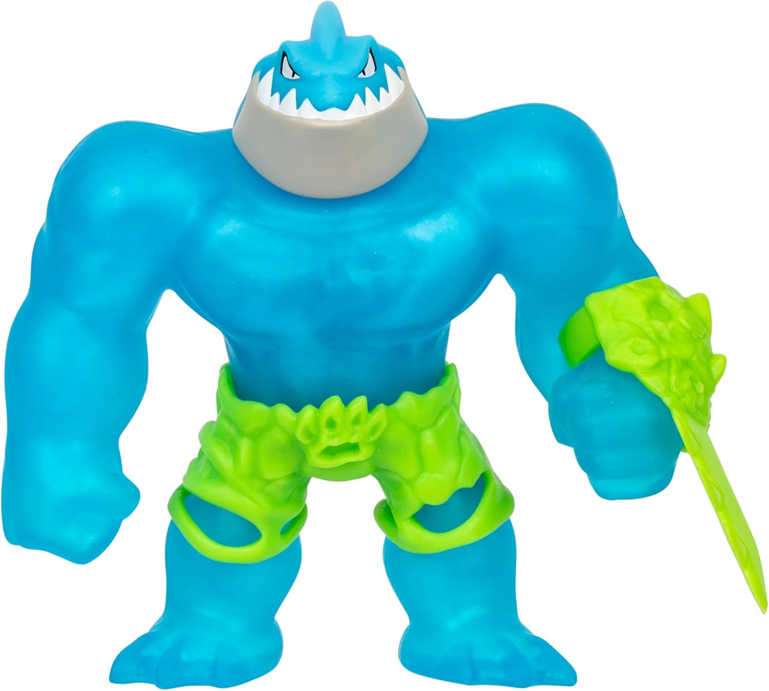 Heroes of Goo Jit Zu Meteor Madness, Stretchy Thrash Action Figure, with Unique Squishy Goo Filling & Meteor Battle Gauntlet, Sensory Toy That Stretch Up to 3X Its Size