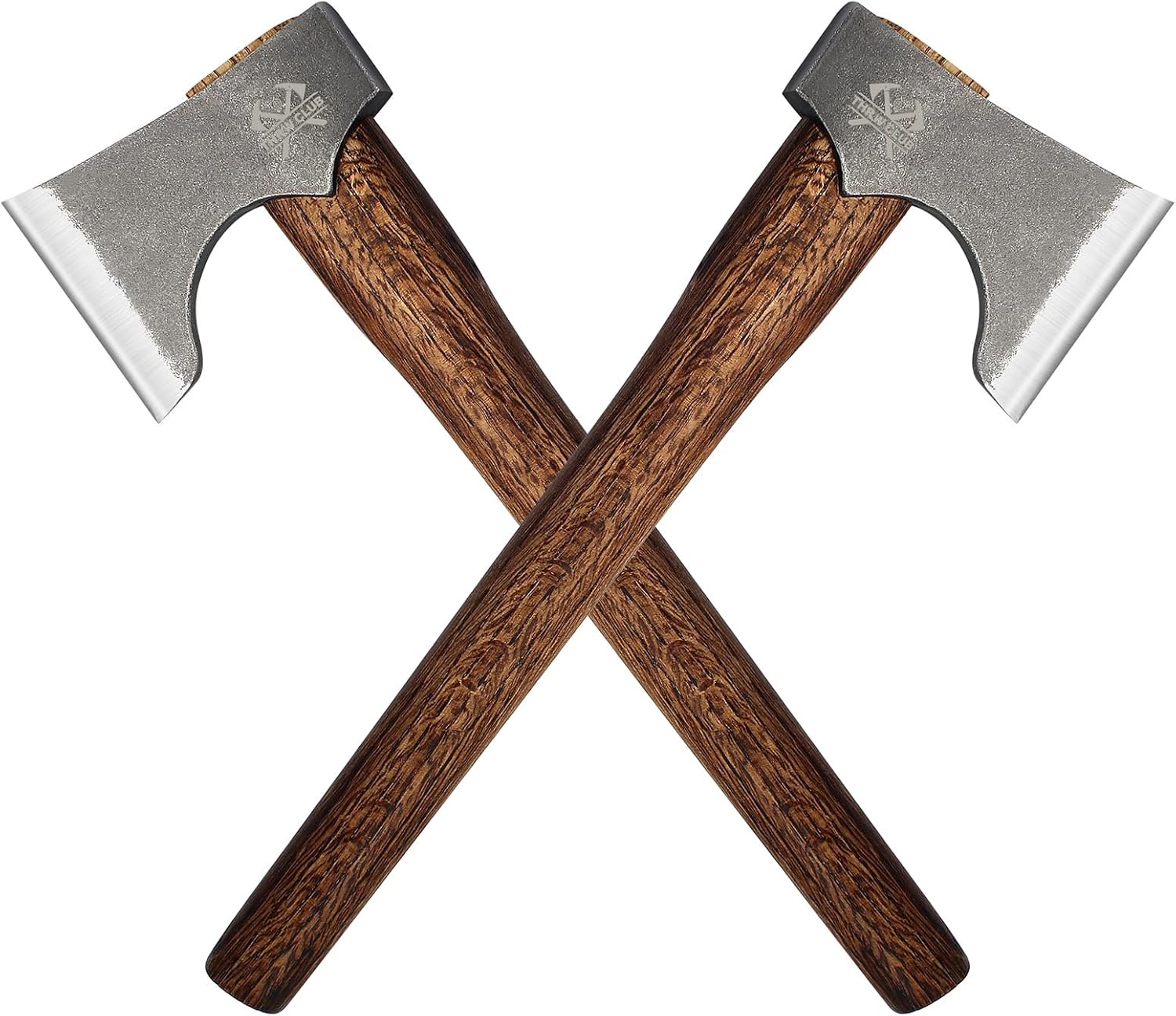 Competition Throwing Axe, 2 Pack 16.5" Throwing Axes with 1065 High Carbon Steel & Wooden Handle, Perfect for Axe Throwing Game, Competition and Recreation, Gift for Men
