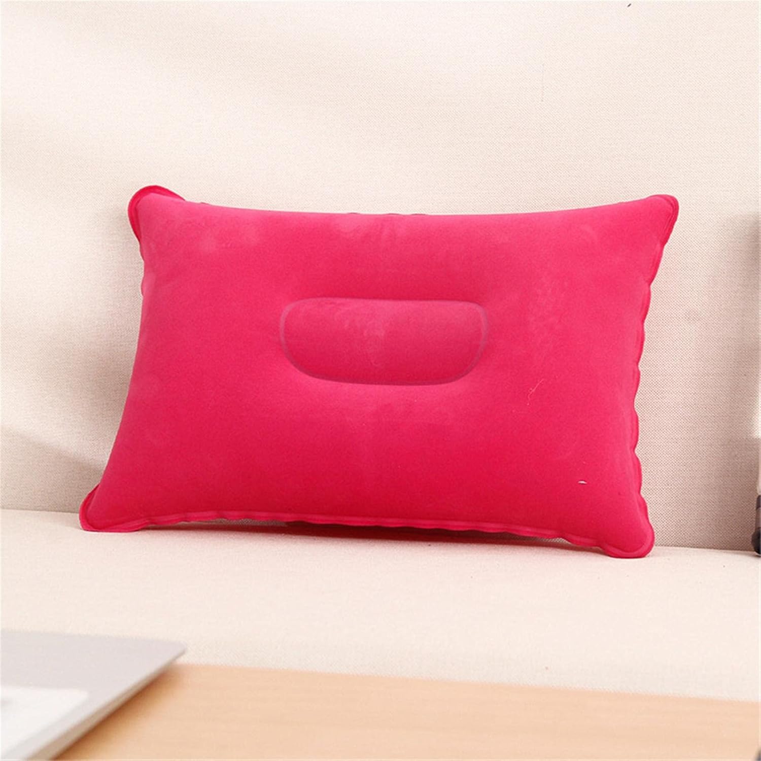 Sbyhbhyds Portable Inflatable Camping Pillow, Thicken Backpacking Pillow, Ultralight Blow Up Camp Hiking Pillow,Comfortable for Sleeping,Travel Hammock Air Ergonomic Pillow,Neck & Lumbar Support