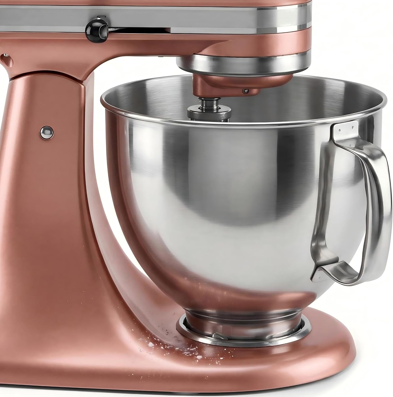 VRUIFA Stainless Steel Mixer Bowl Compatible With Kitchen Aid, 4.5-5 Quart Mixing Bowl