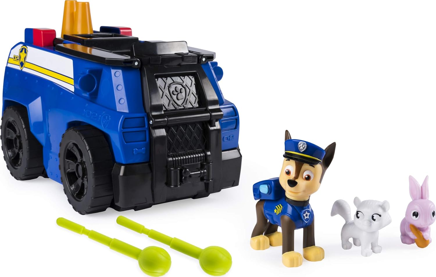 Paw Patrol 6053389 Chase’s Ride ‘n’ Rescue, Transforming 2-in-1 Playset and Police Cruiser, for Kids Aged 3 and Up, Multicolour