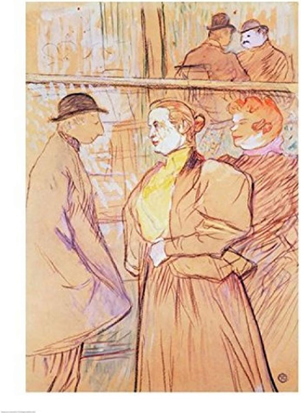Portrait of Marcelle Lendor 1895 Poster Print by Henri de Toulouse-Lautrec (18 x 24)