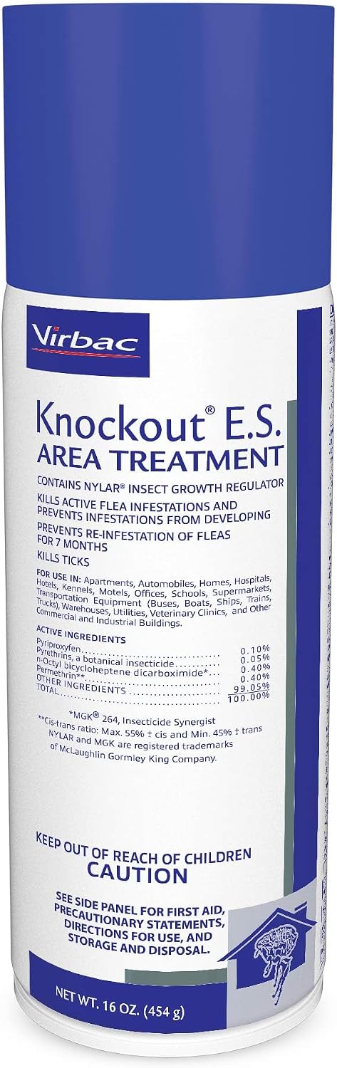 Virbac Knockout E.S. Area Treatment Carpet Spray, 16 oz