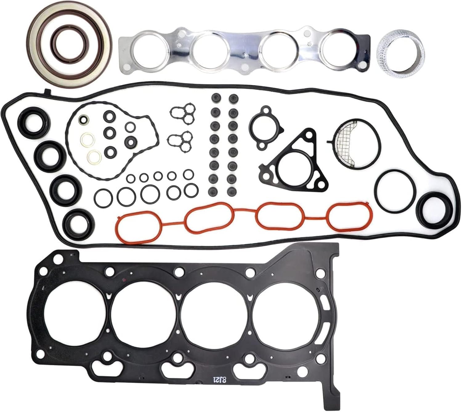 XQSMWF Hybrid DOHC Head Gasket Set Cylinder Engine Kit Fit for Toyota Prius 1.8L 2011 2012 2013 Prius V 1.8L 2012 2013 Fit for Lexus CT200h 1.8L 2011 2012 2013 Replace HBTO055 HS26515PT-1 2ZR-FXE