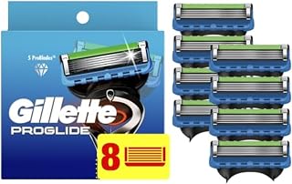 Gillette ProGlide Razor Refills for Men, 8 Razor Blade Refills