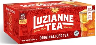 Luzianne Unsweetened Iced Tea Bags, Gallon Size, 24ct Box (Pack of 1)
