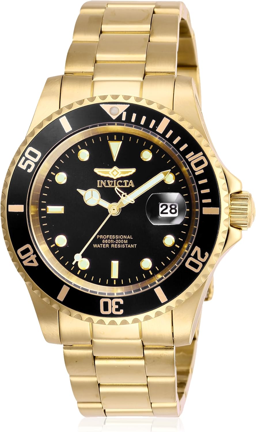 Invicta Men's Pro Diver Quartz Watch with Stainless Steel Strap